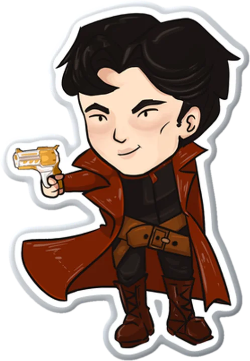 Grey Pin (Chibi-Style)