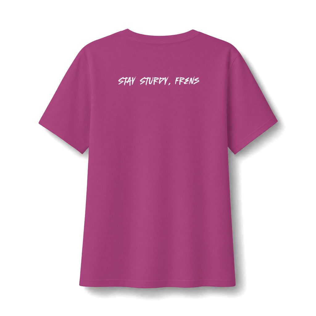 Stay Sturdy, Frens Crest Women's Relaxed V-Neck Tee