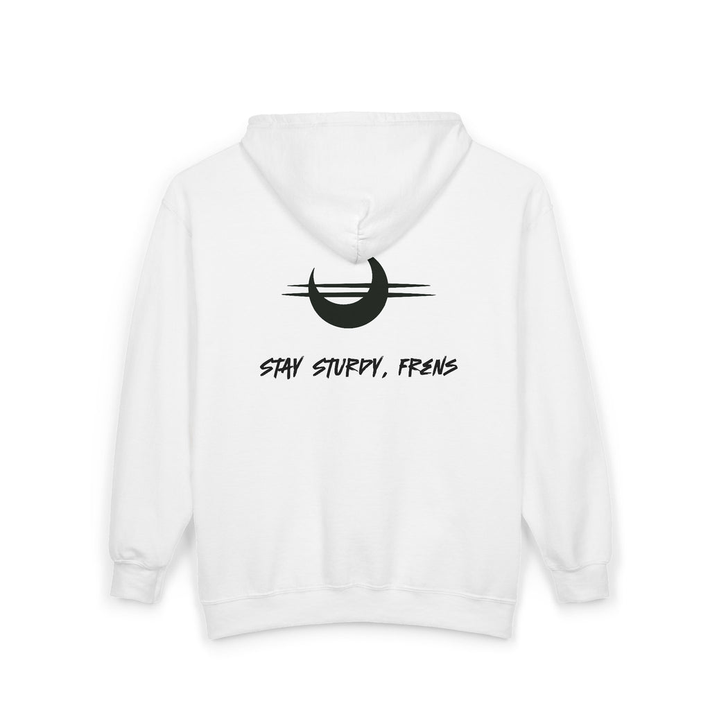 Stay Sturdy, Frens Crest Zip Hoodie