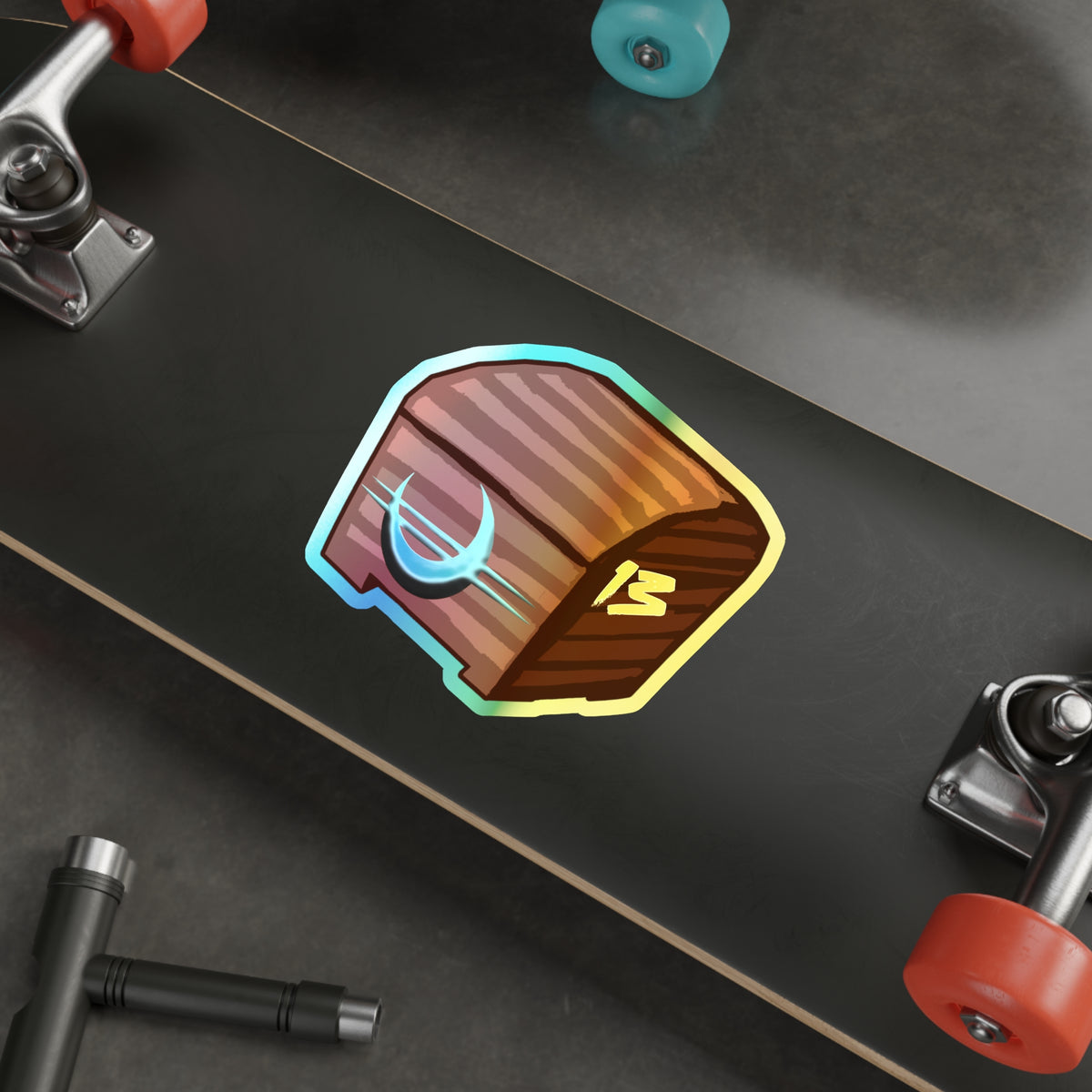 Loot Box 13 Holographic Sticker