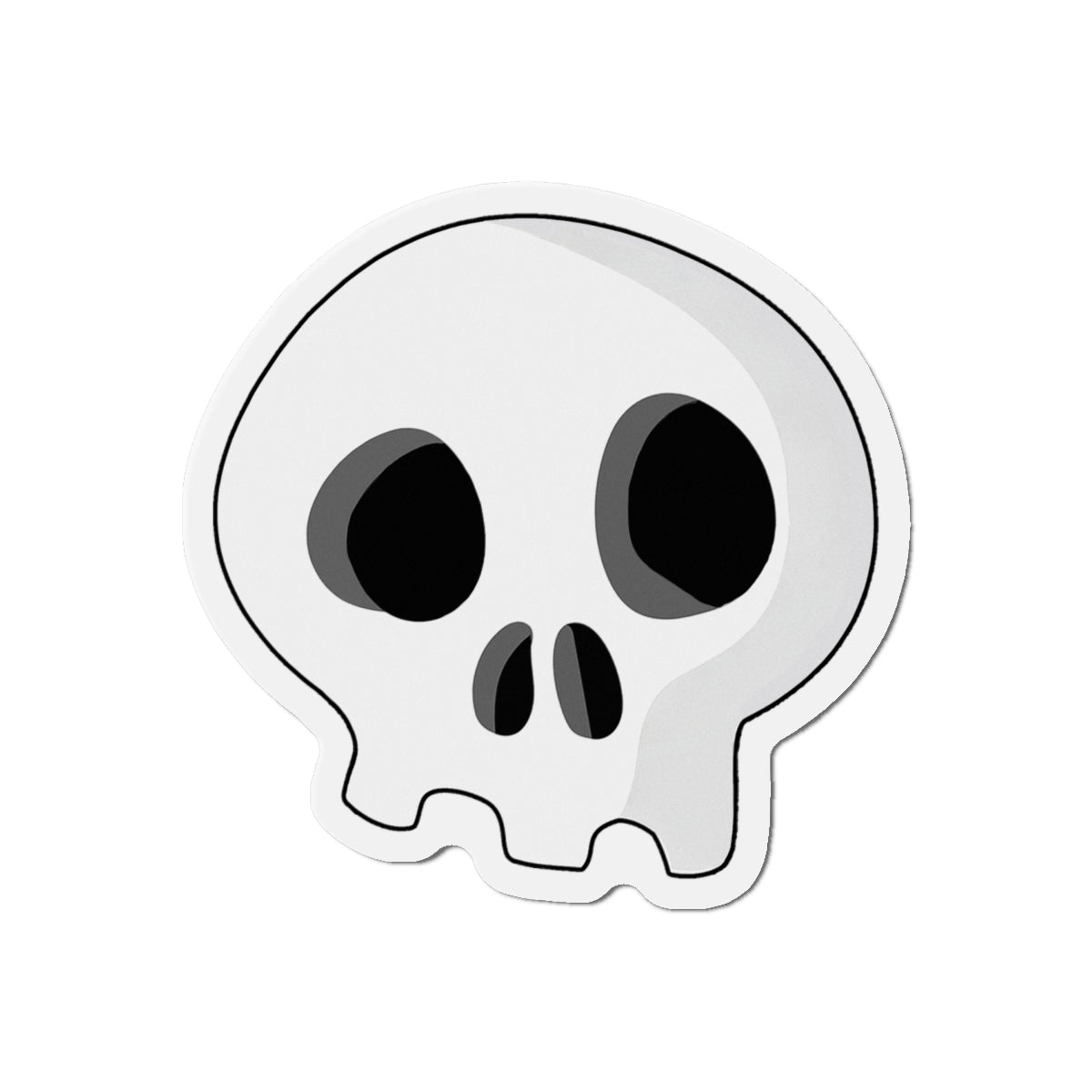 Trench Skull (No Jaw) Magnet