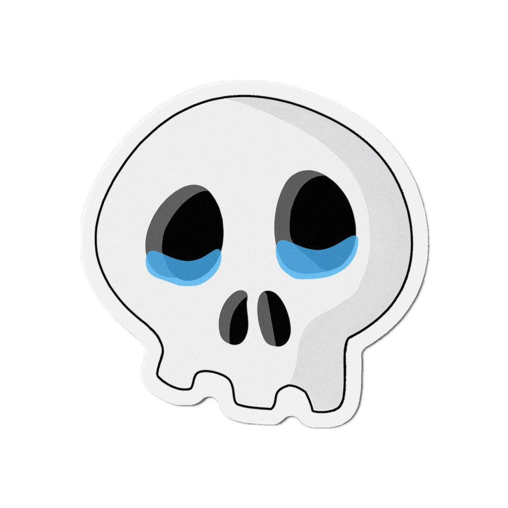 Sad Tears Skull Magnet