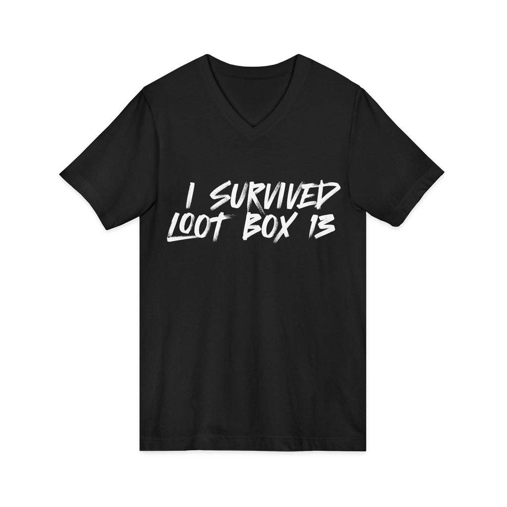 I Survived Loot Box 13 V-Neck Tee