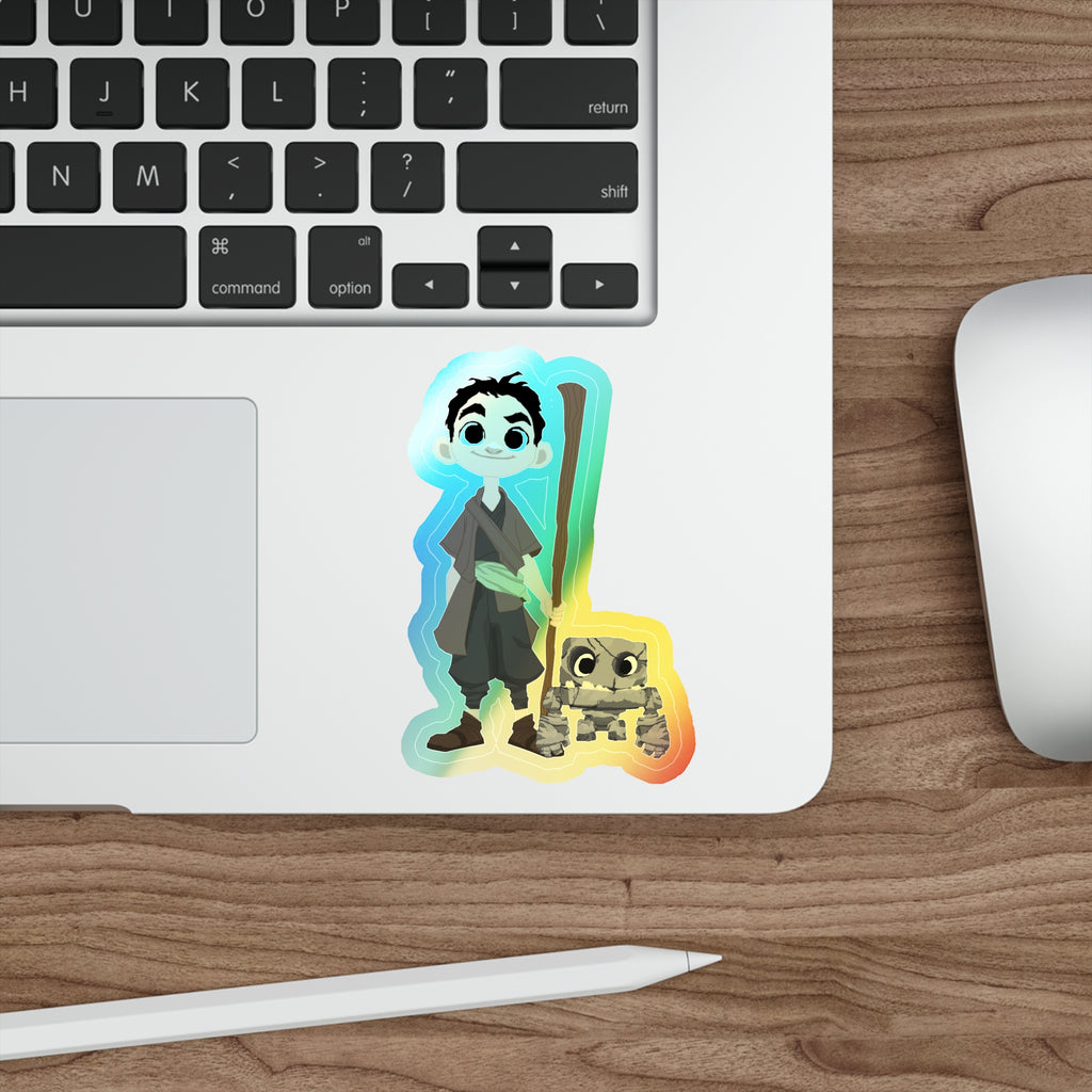 Eddie and Izzy Holographic Sticker (Kid Crew)
