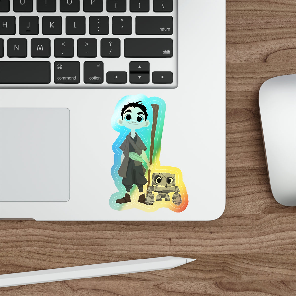 Eddie and Izzy Holographic Sticker (Kid Crew)