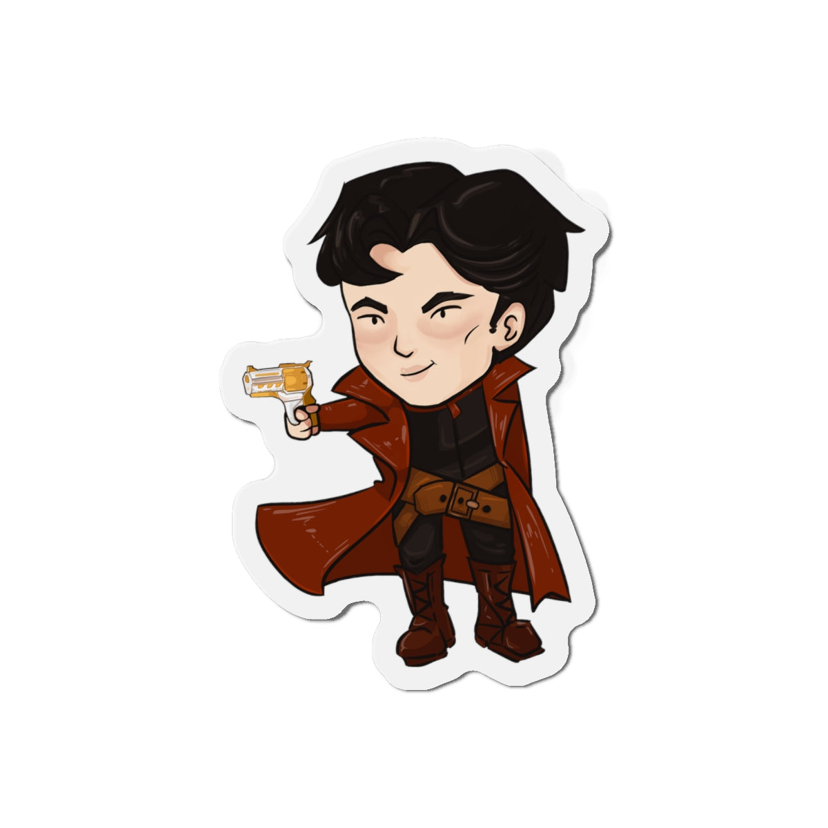 Grey Magnet (Chibi-Style)