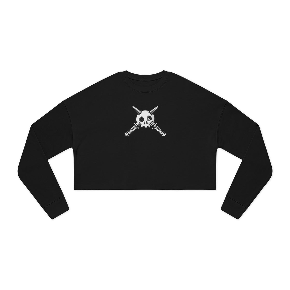 Trench Logo Cropped Sweatshirt