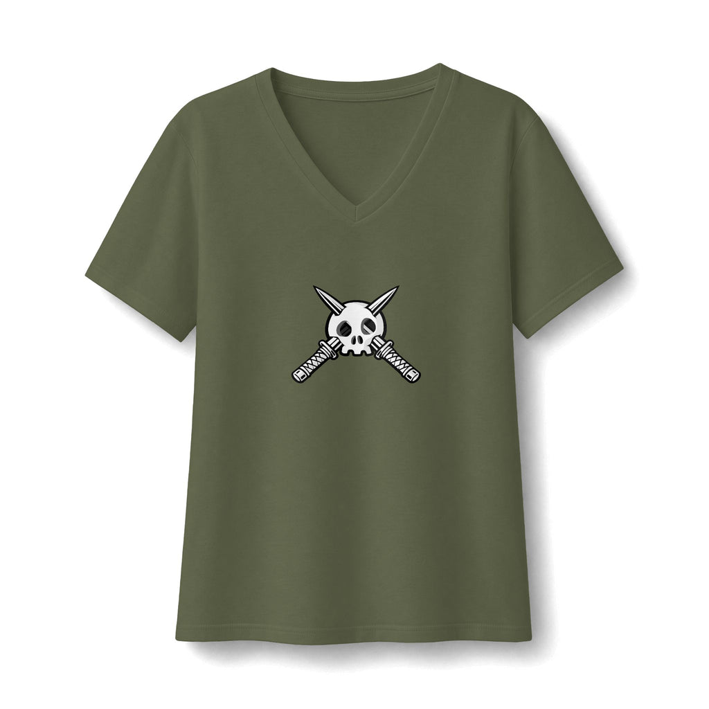 Trench Logo Women's Relaxed V-Neck Tee