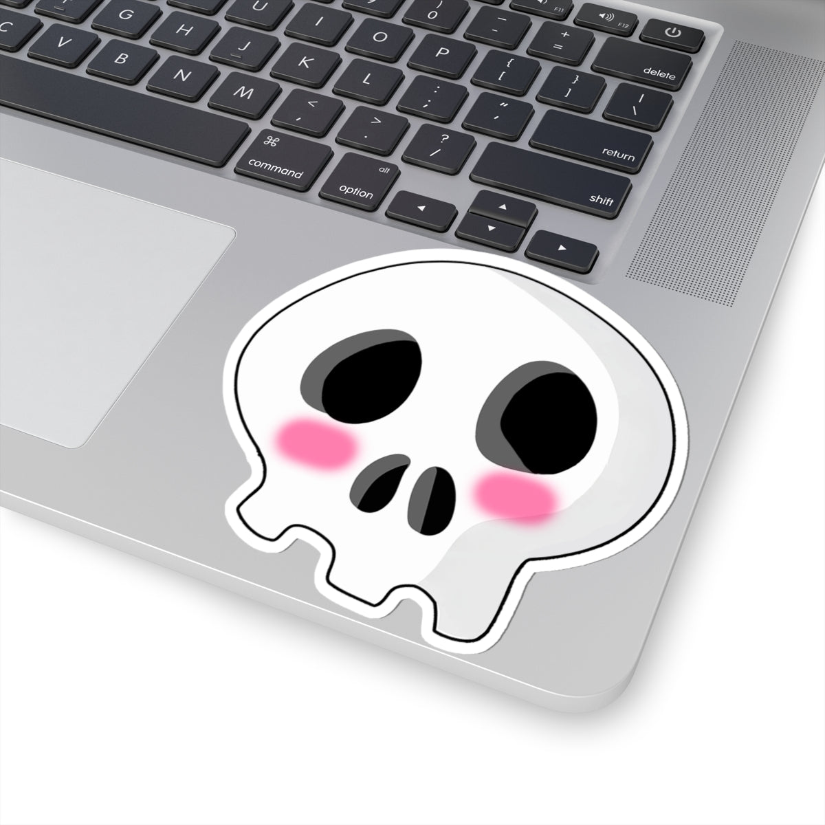 Shy Skull Sticker