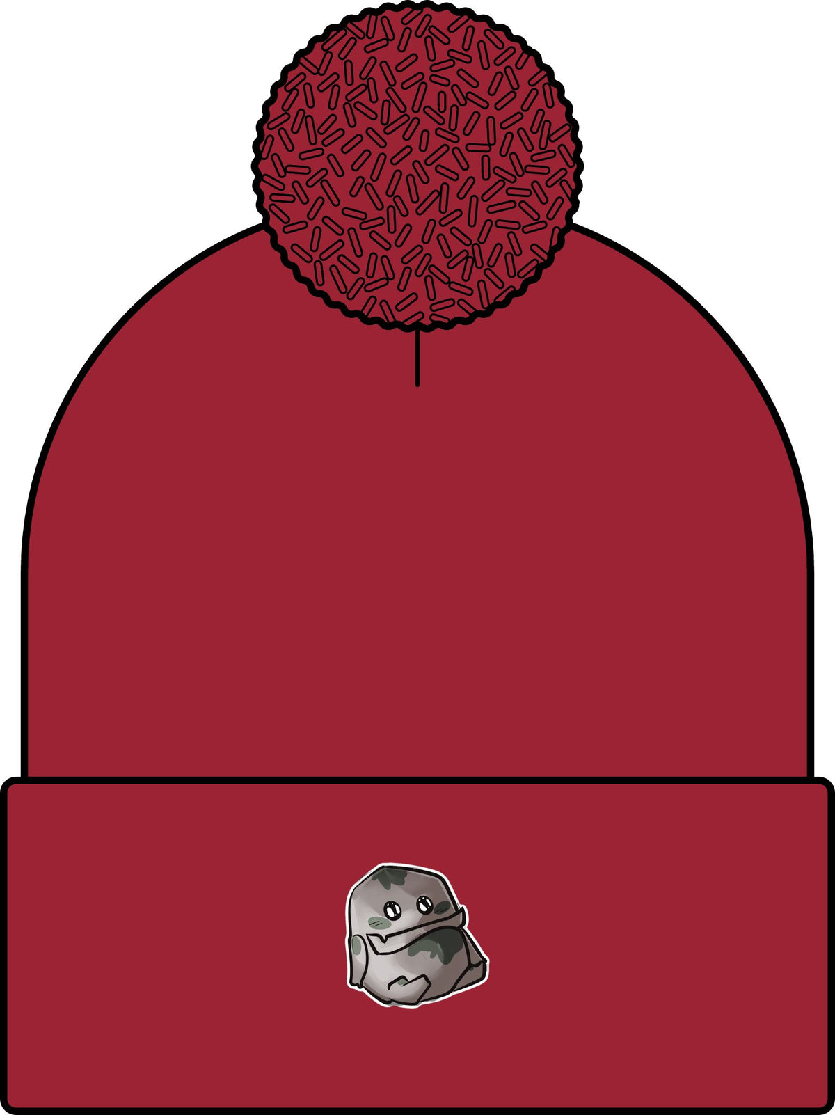 Little Izzy Blob Pom Beanie (Chibi-Style)