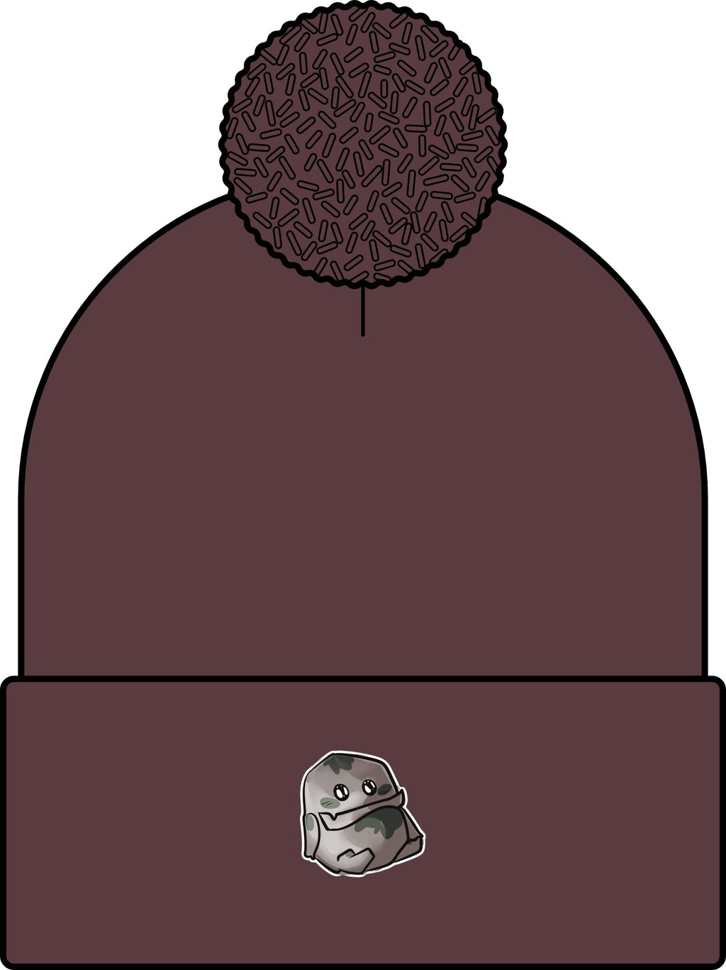 Little Izzy Blob Pom Beanie (Chibi-Style)