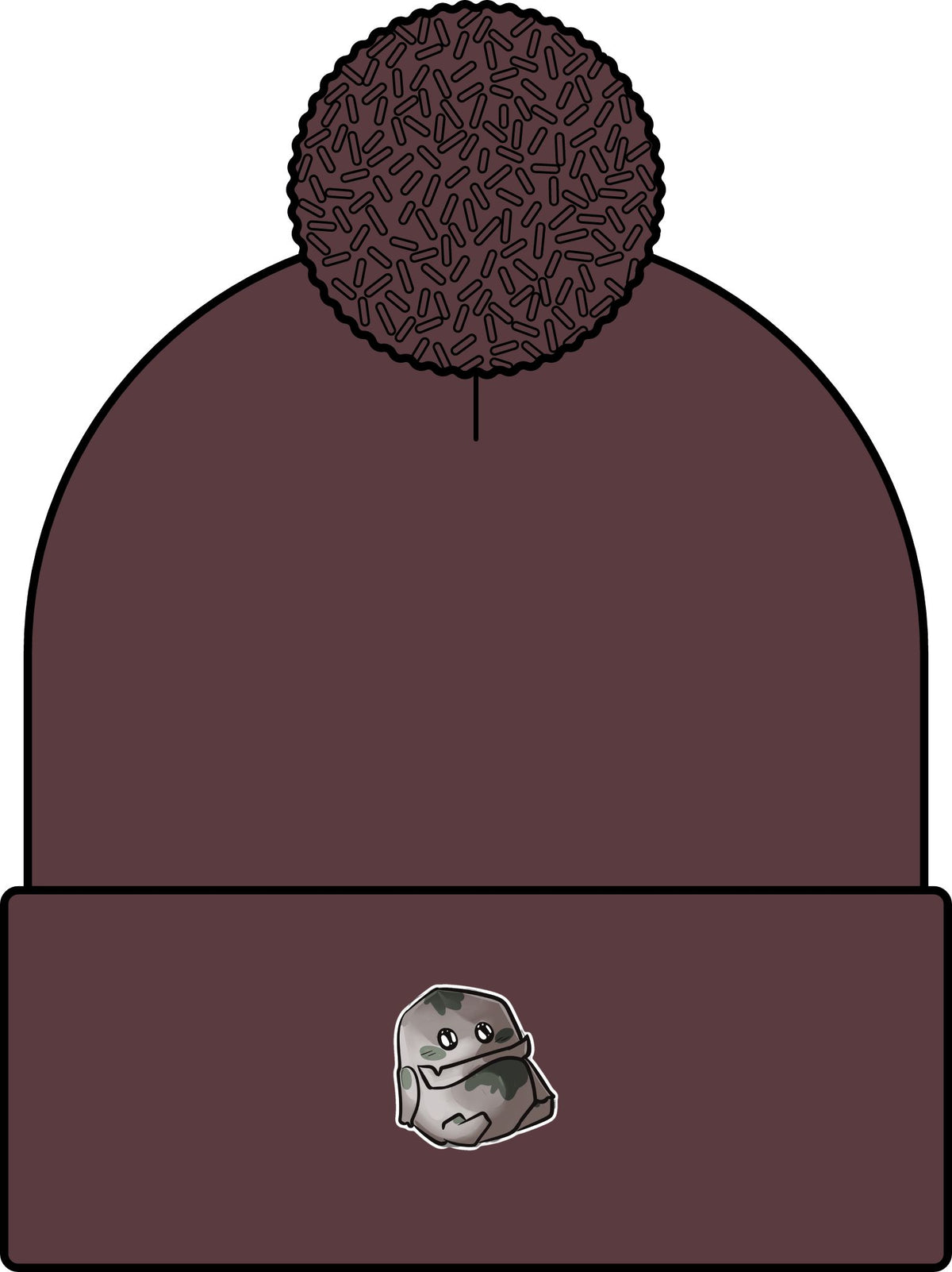 Little Izzy Blob Pom Beanie (Chibi-Style)