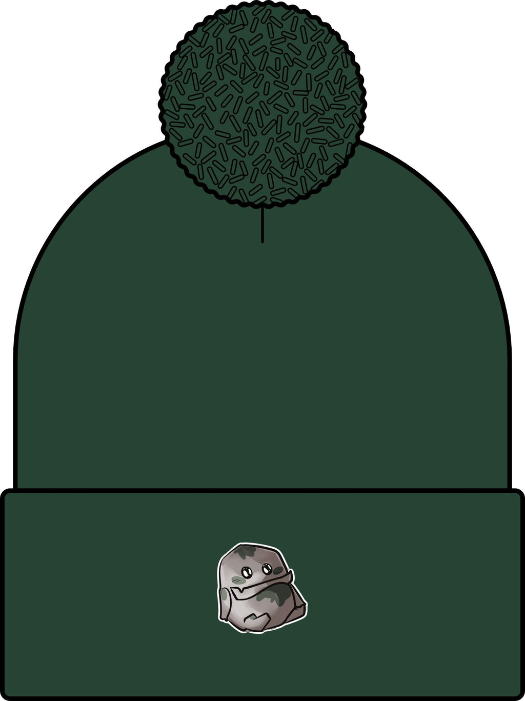 Little Izzy Blob Pom Beanie (Chibi-Style)