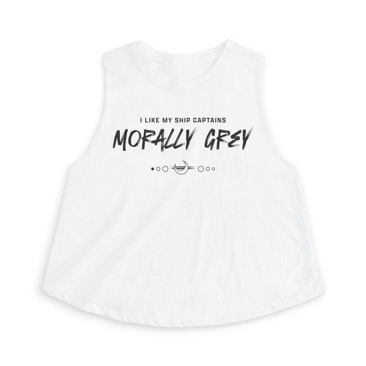 I Like My Ship Captains Morally Grey Crop Top
