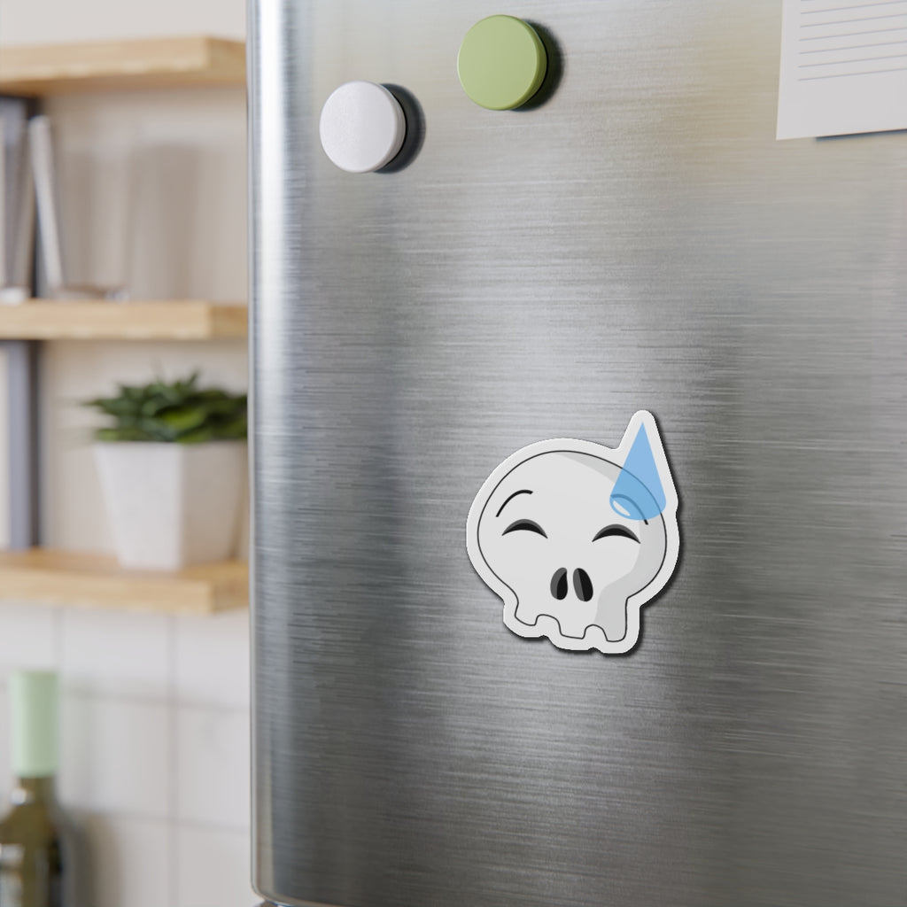 Nervous Sweating Skull Magnet