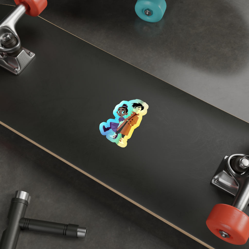 Grey and Minn Holographic Sticker (Kid Crew)