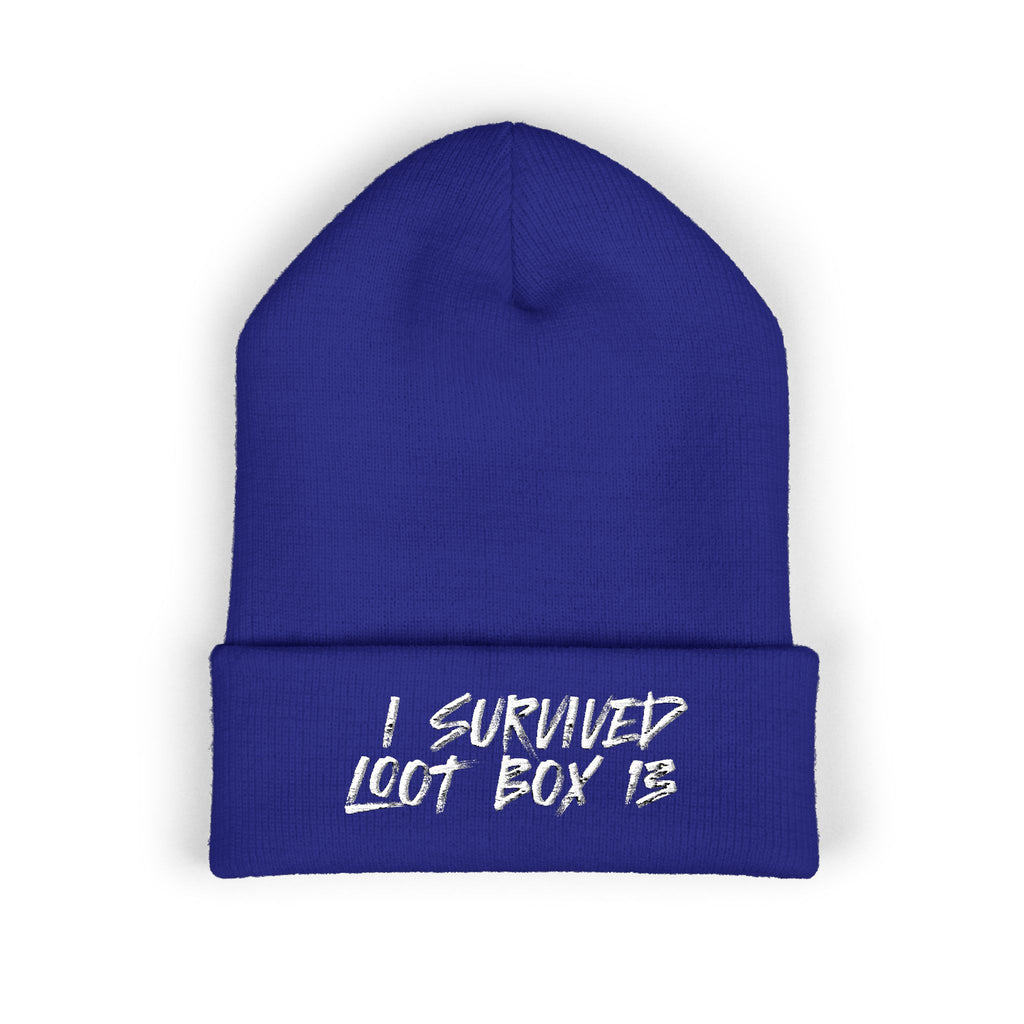 I Survived Loot Box 13 Embroidered Beanie