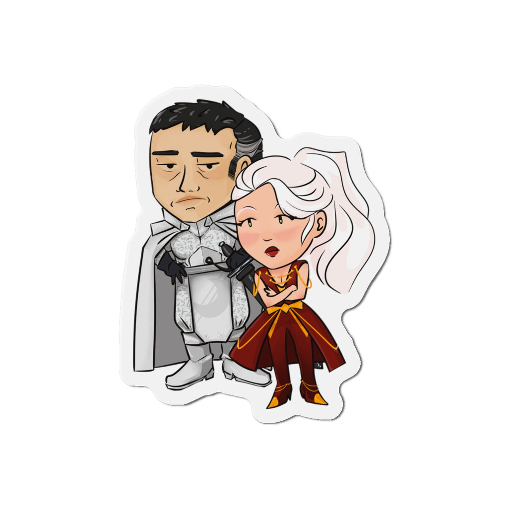 Dalia and Rook Magnet (Chibi-Style)