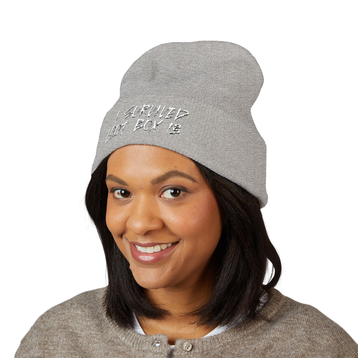 I Survived Loot Box 13 Embroidered Beanie