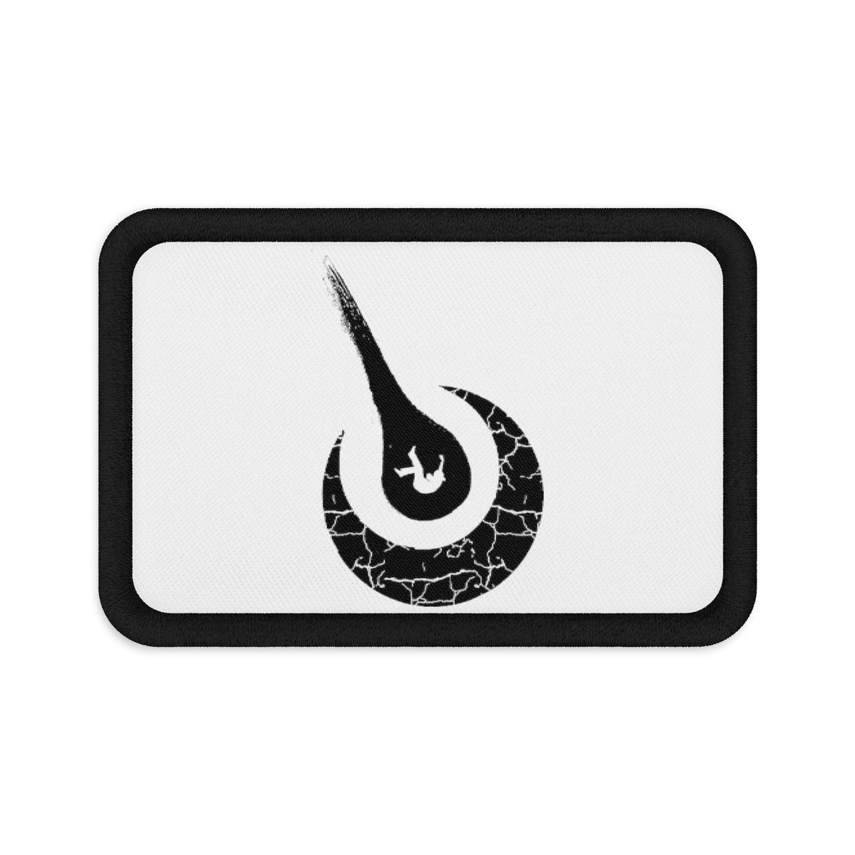 Maurice Africh Logo Embroidered Patch (Black)