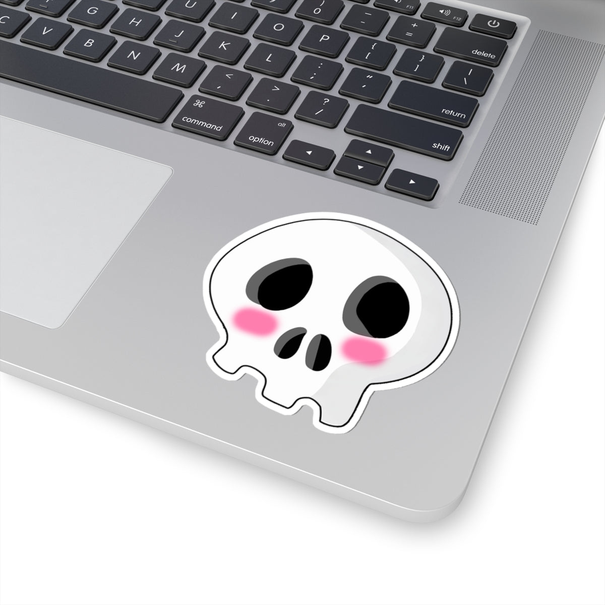 Shy Skull Sticker