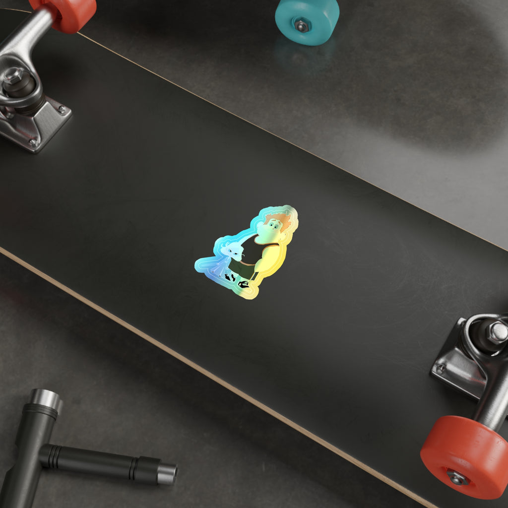 Mars and Dot Holographic Sticker (Kid Crew)