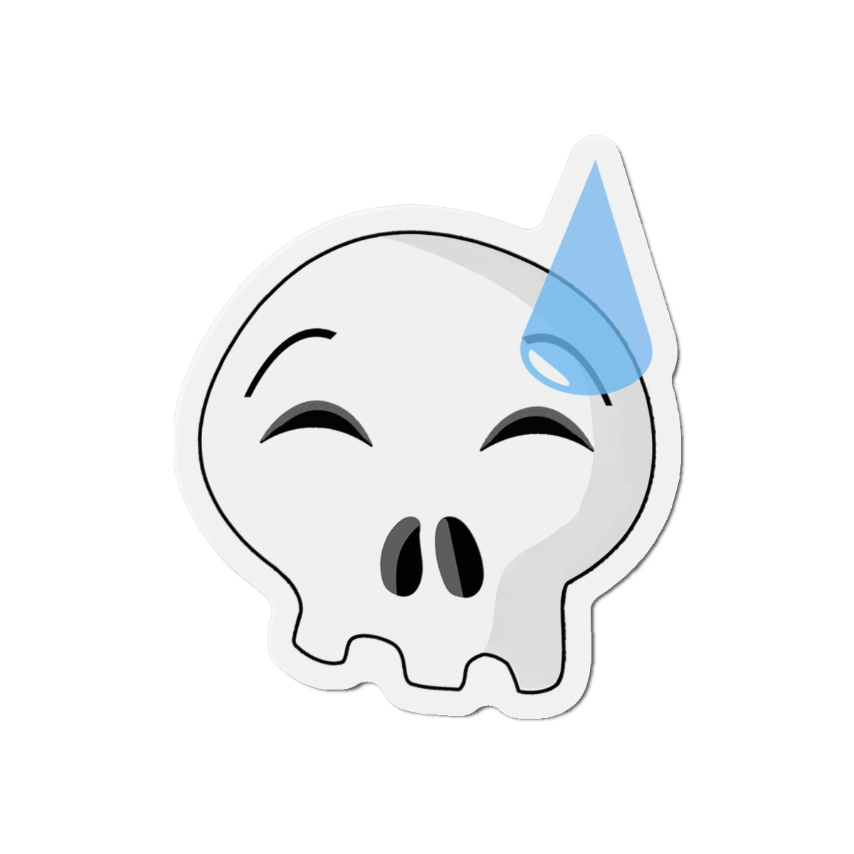 Nervous Sweating Skull Magnet