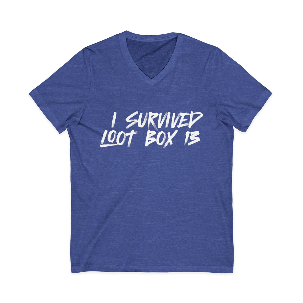 I Survived Loot Box 13 V-Neck Tee