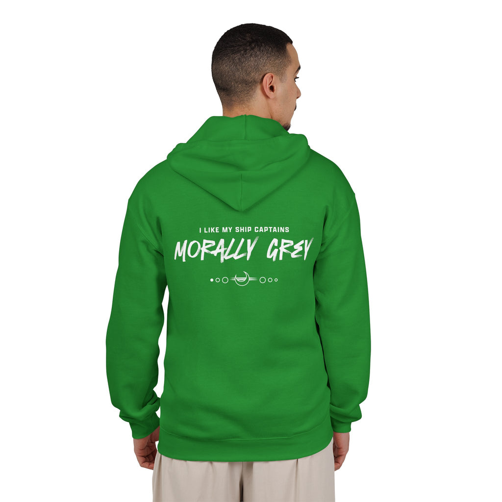 I Like My Ship Captains Morally Grey Zip Hoodie