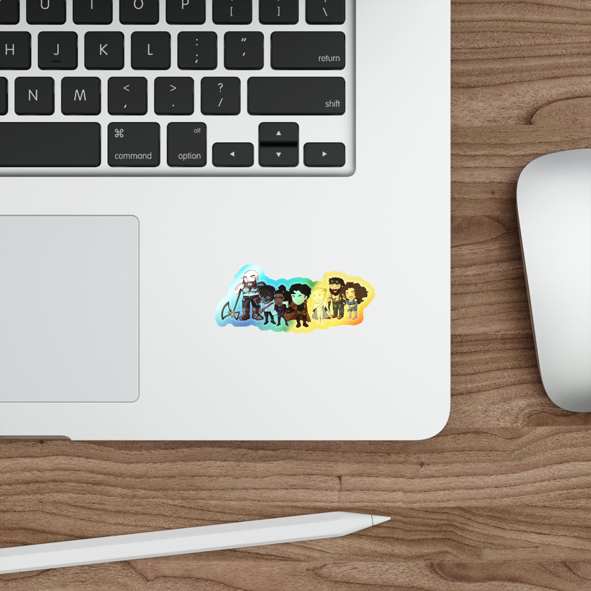 The Crew Holographic Sticker (Chibi-Style)