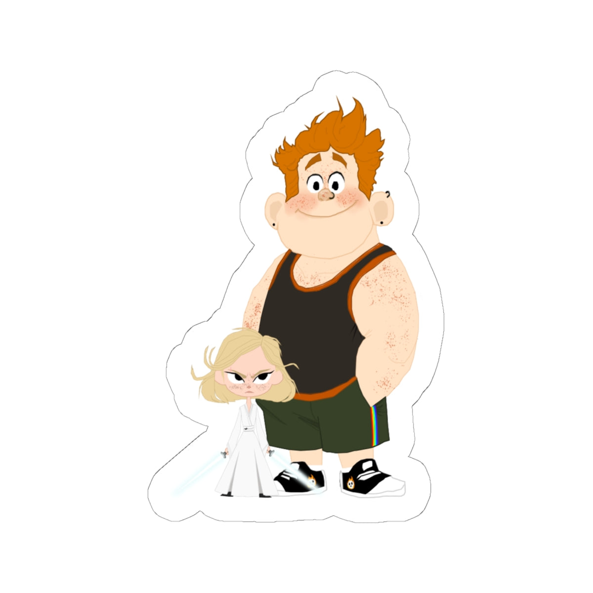 Mars and Dot Sticker (Kid Crew)
