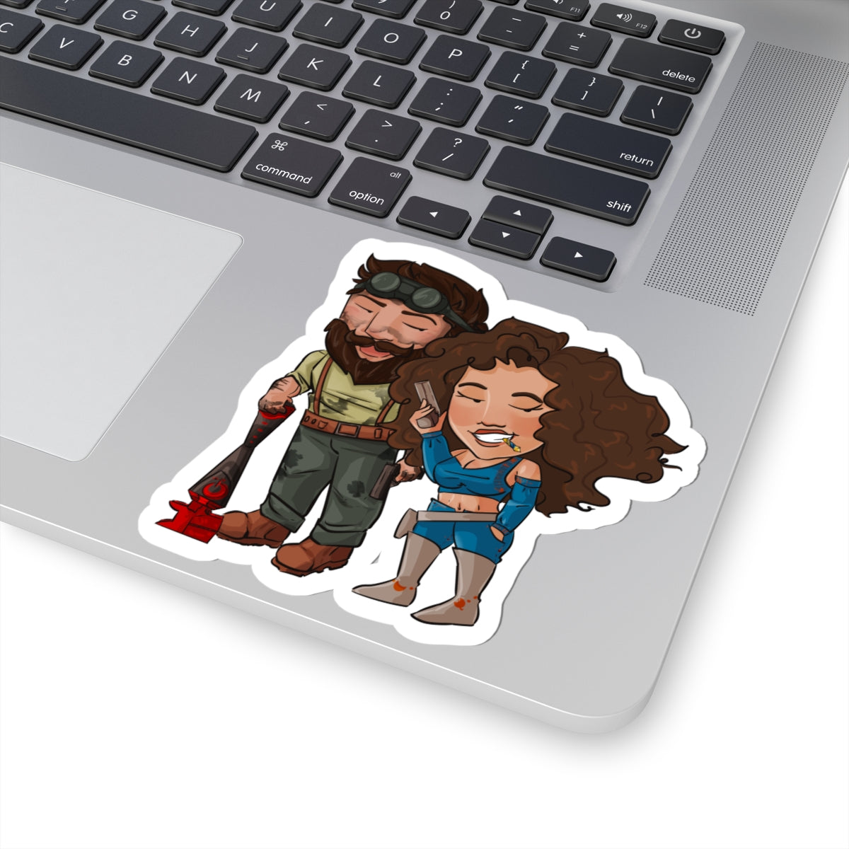 Willow and Bones Sticker (Chibi-Style)