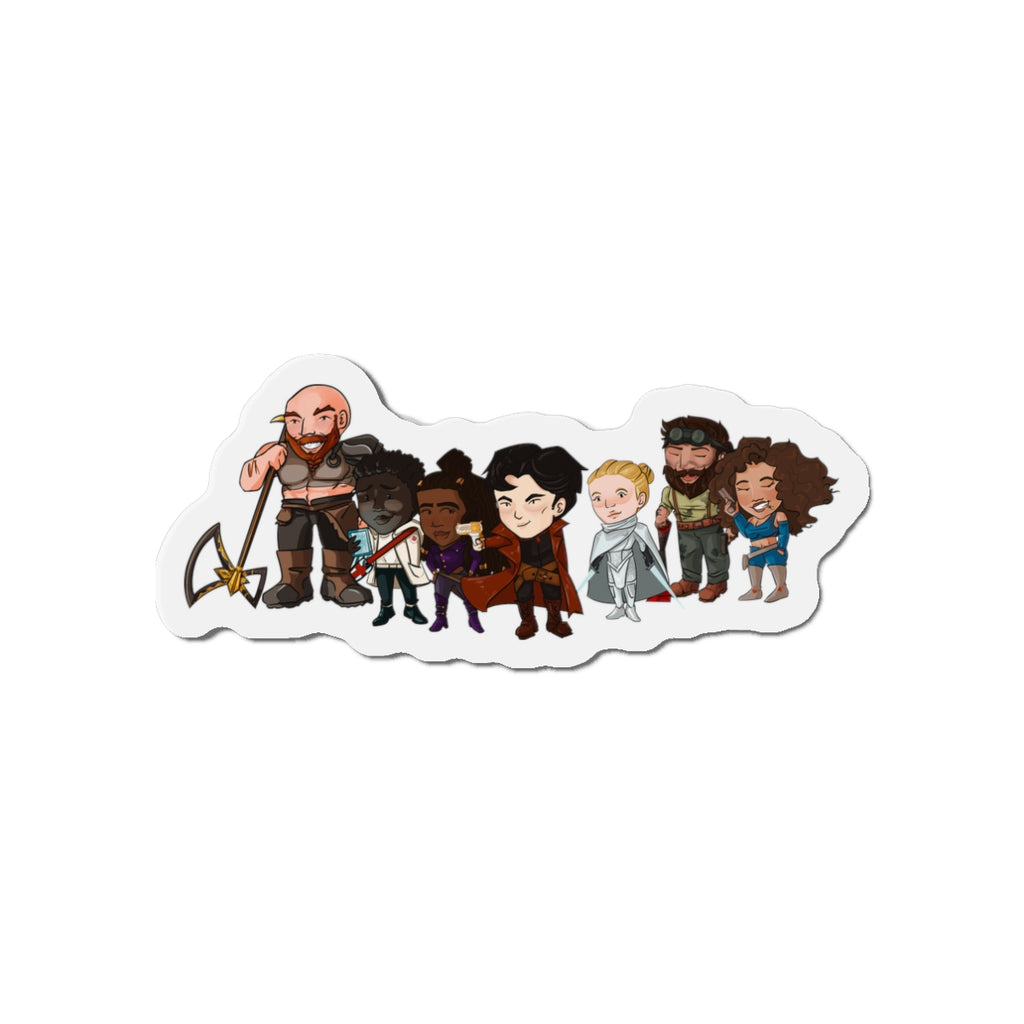 The Crew Magnet (Chibi-Style)