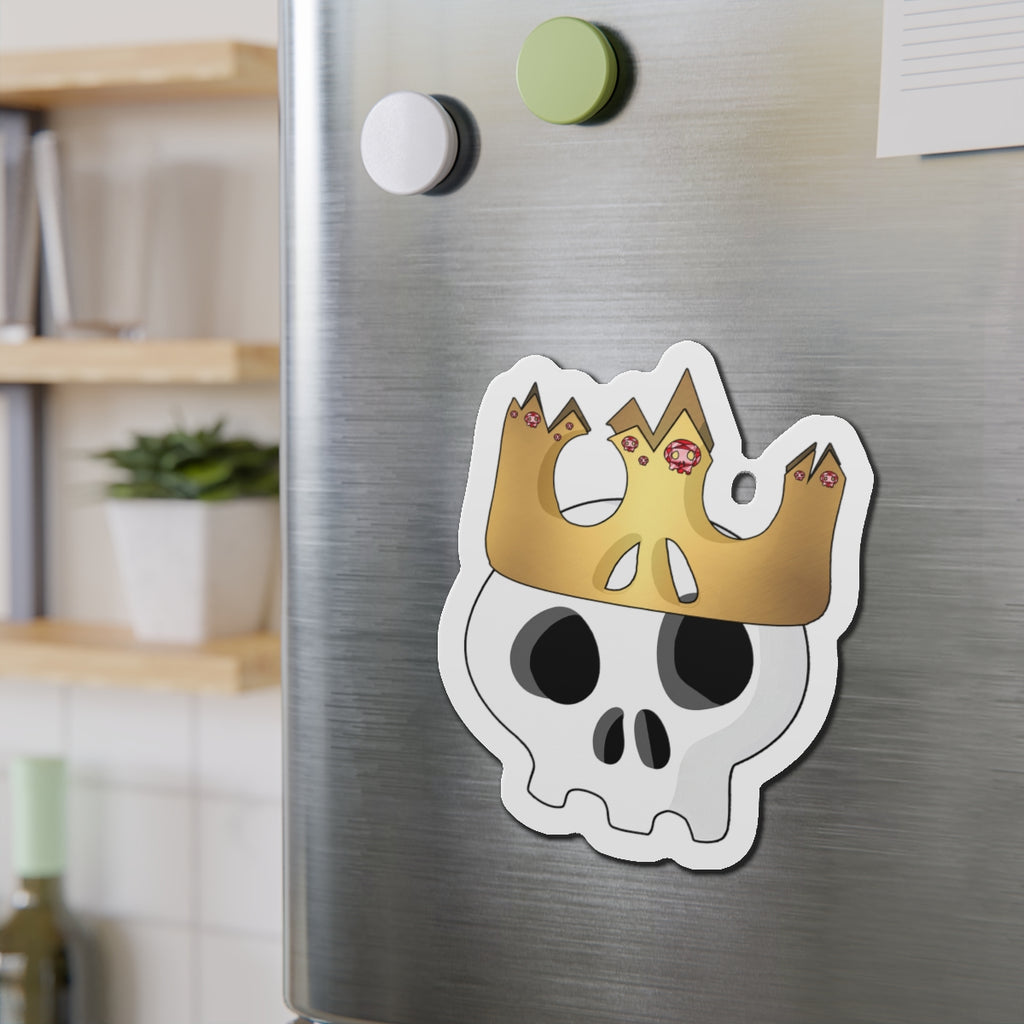 King & Queen Crown Skull Magnet