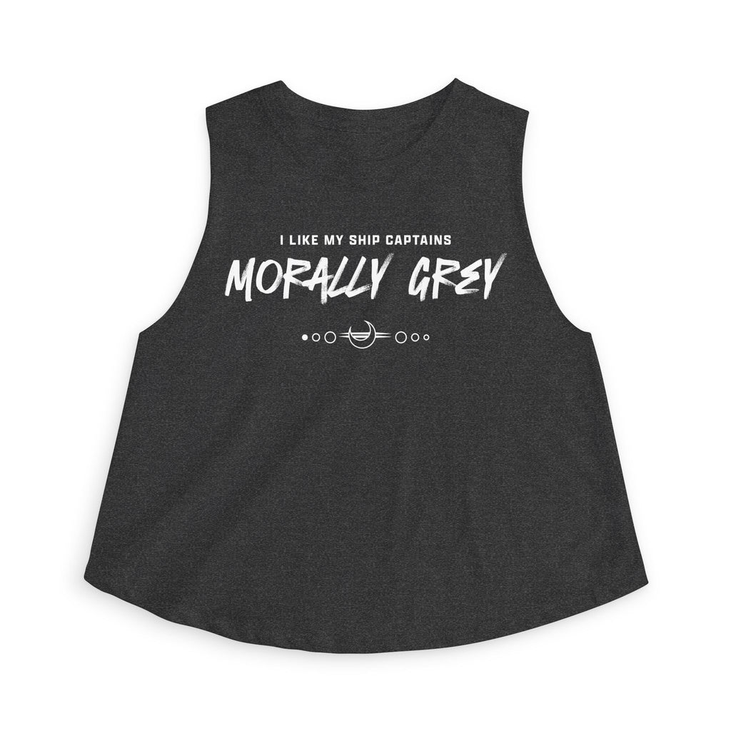 I Like My Ship Captains Morally Grey Crop Top