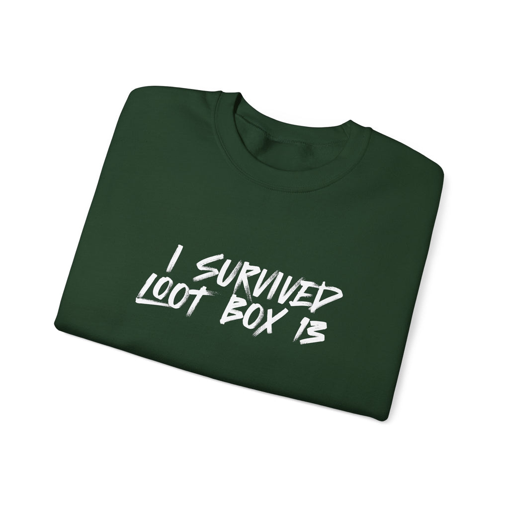 I Survived Loot Box 13 Crewneck Sweatshirt - Colors
