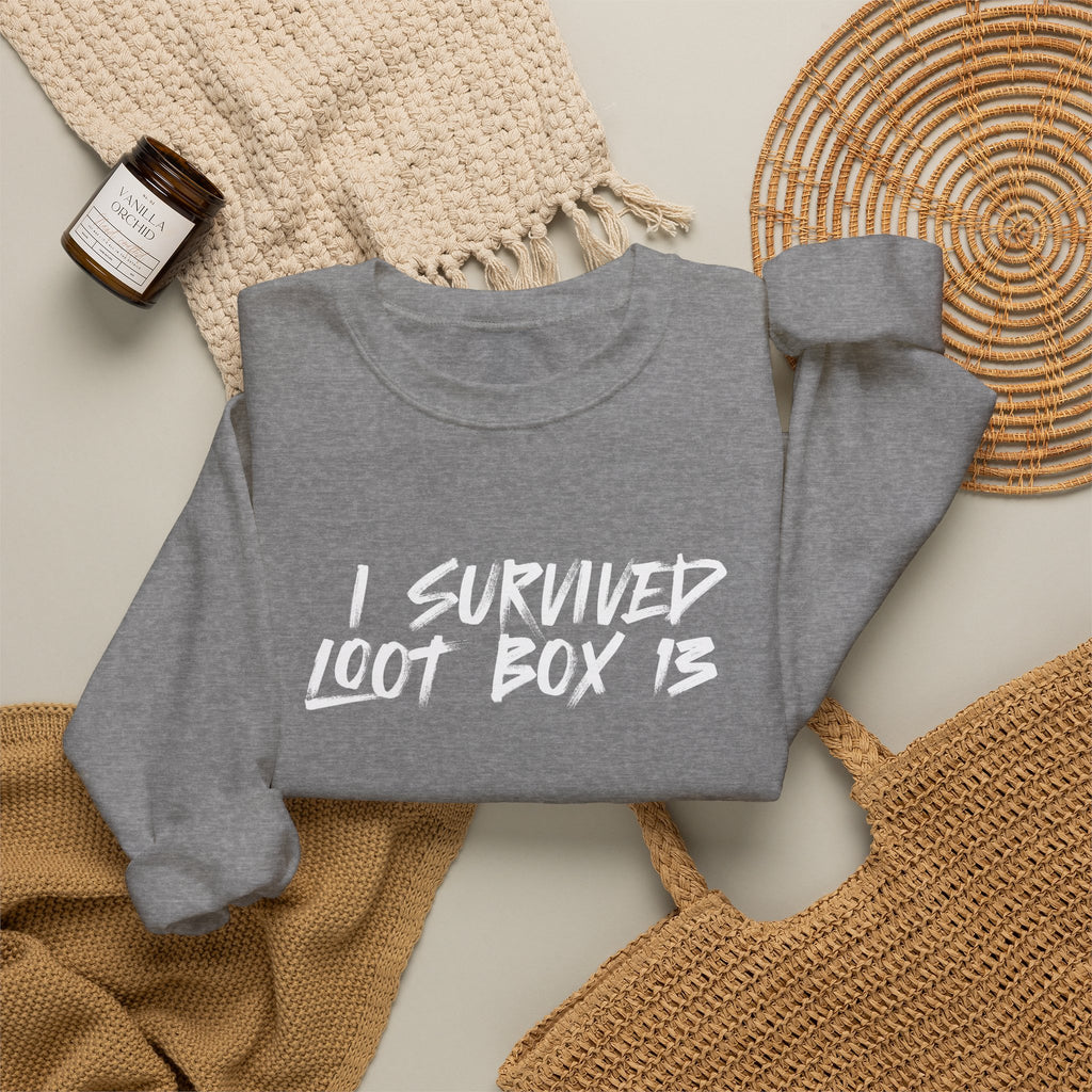 I Survived Loot Box 13 Crewneck Sweatshirt