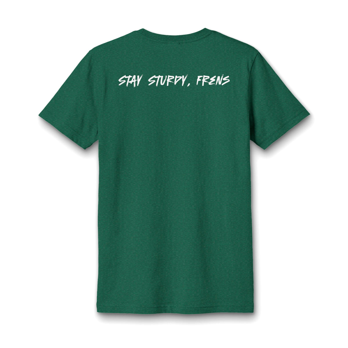 Stay Sturdy, Frens Crest Heather V-Neck Tee