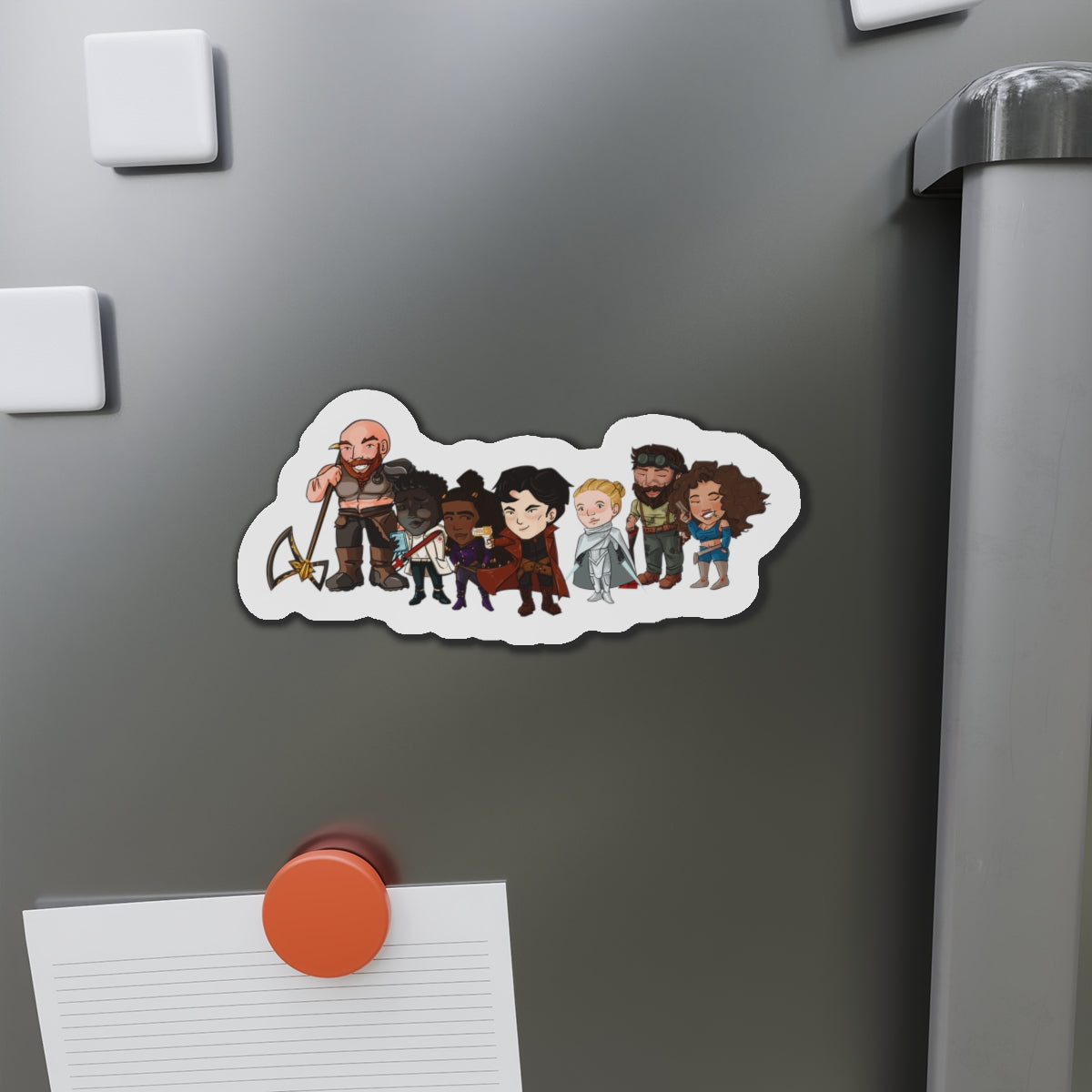 The Crew Magnet (Chibi-Style)