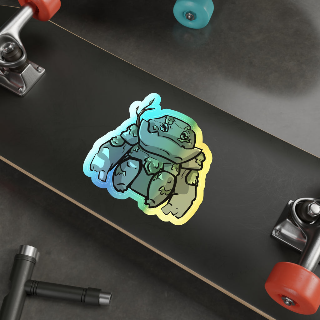 Big Izzy Holographic Sticker (Chibi-Style)