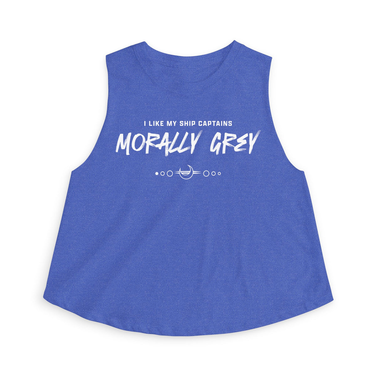 I Like My Ship Captains Morally Grey Crop Top