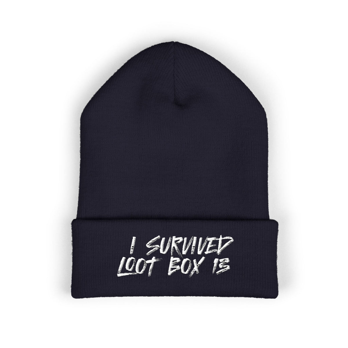 I Survived Loot Box 13 Embroidered Beanie