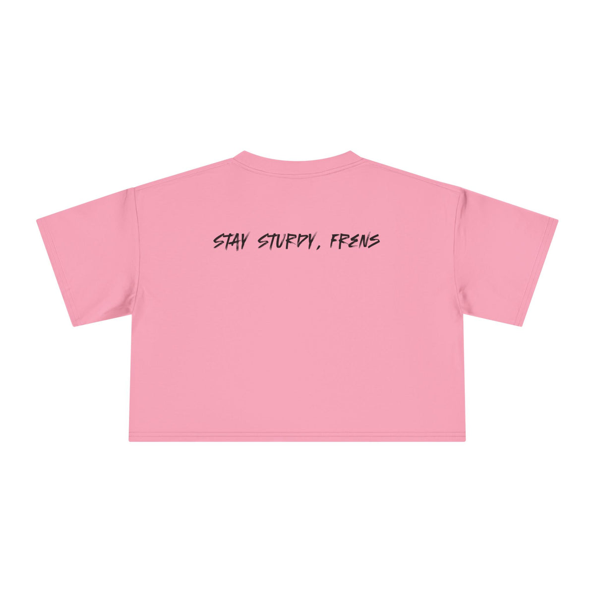 Stay Sturdy, Frens Crest Crop Tee