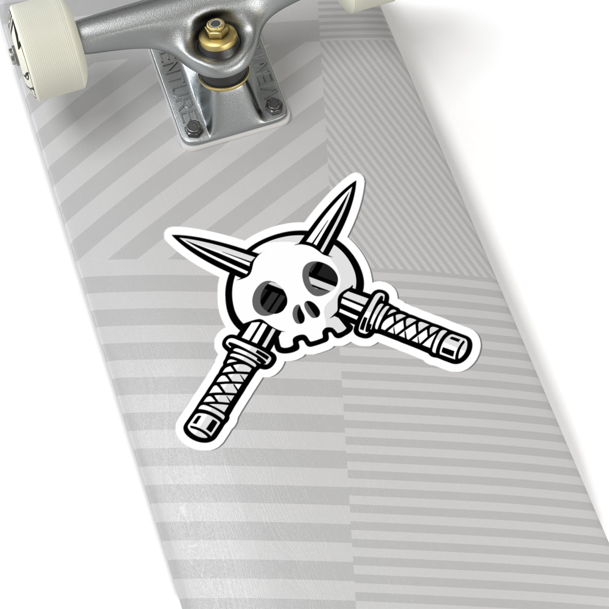 Trench Logo (White) Sticker