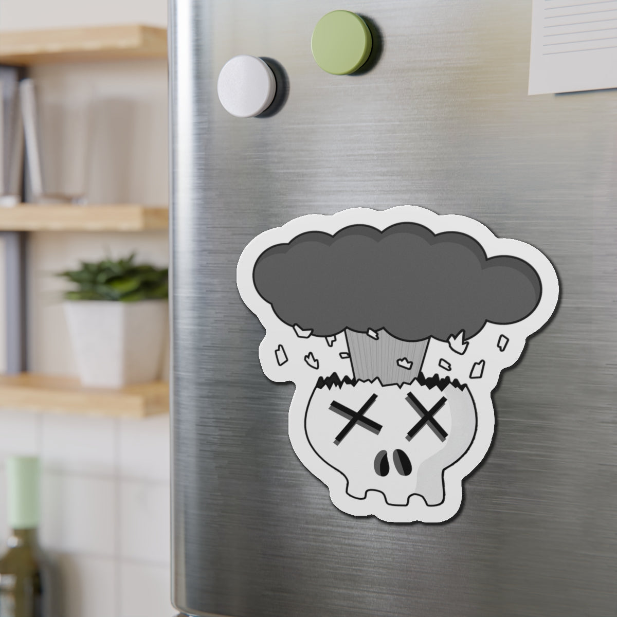 Mindblown Skull Magnet