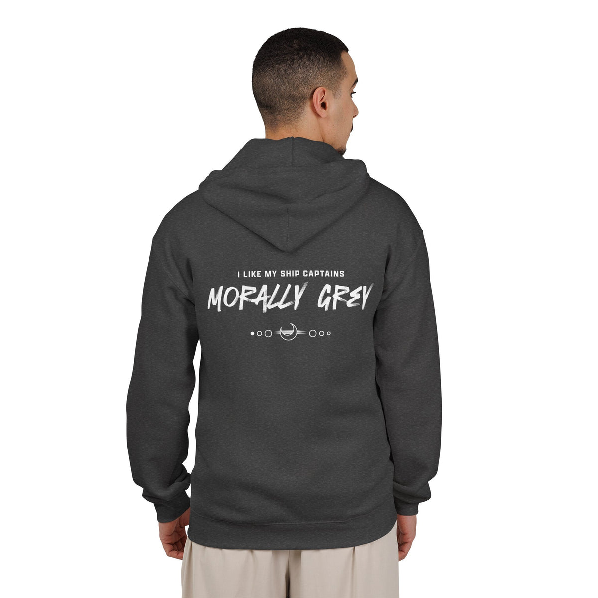 I Like My Ship Captains Morally Grey Zip Hoodie