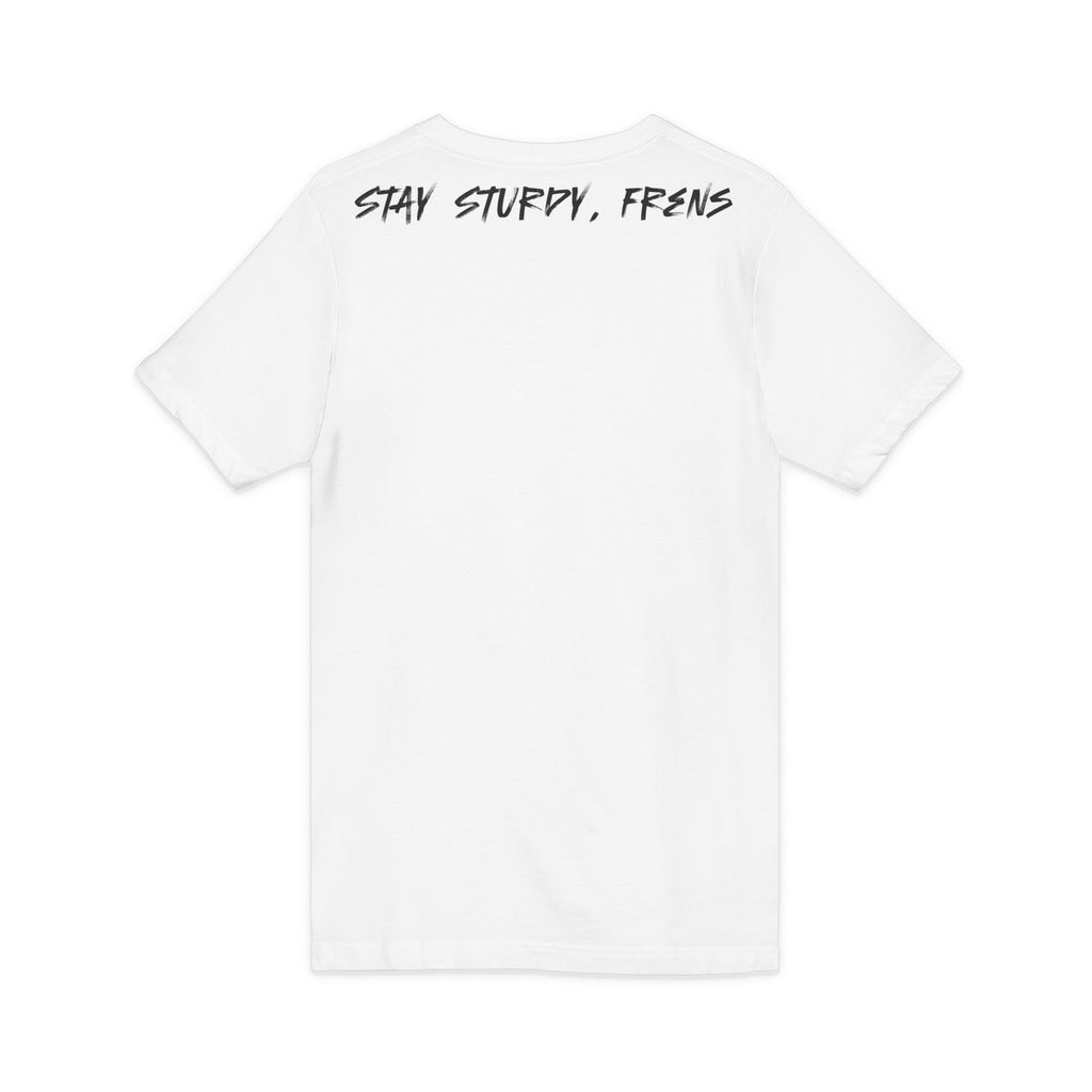Stay Sturdy, Frens Crest V-Neck Tee