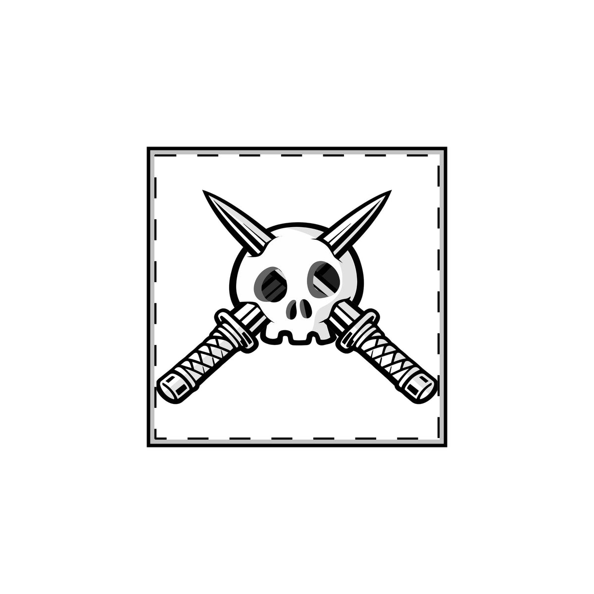 Trench Logo (White) Pin