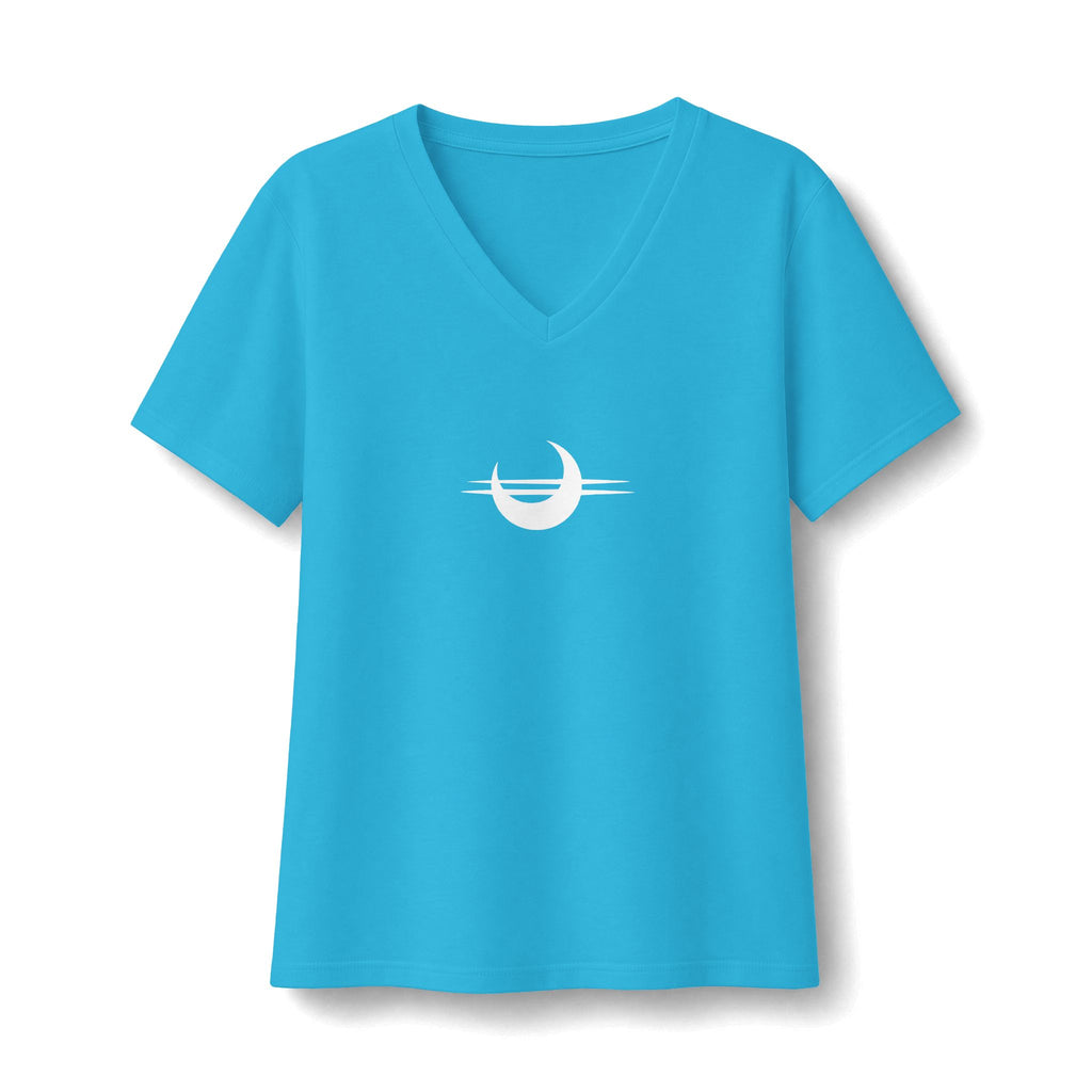 Stay Sturdy, Frens Crest Women's Relaxed V-Neck Tee