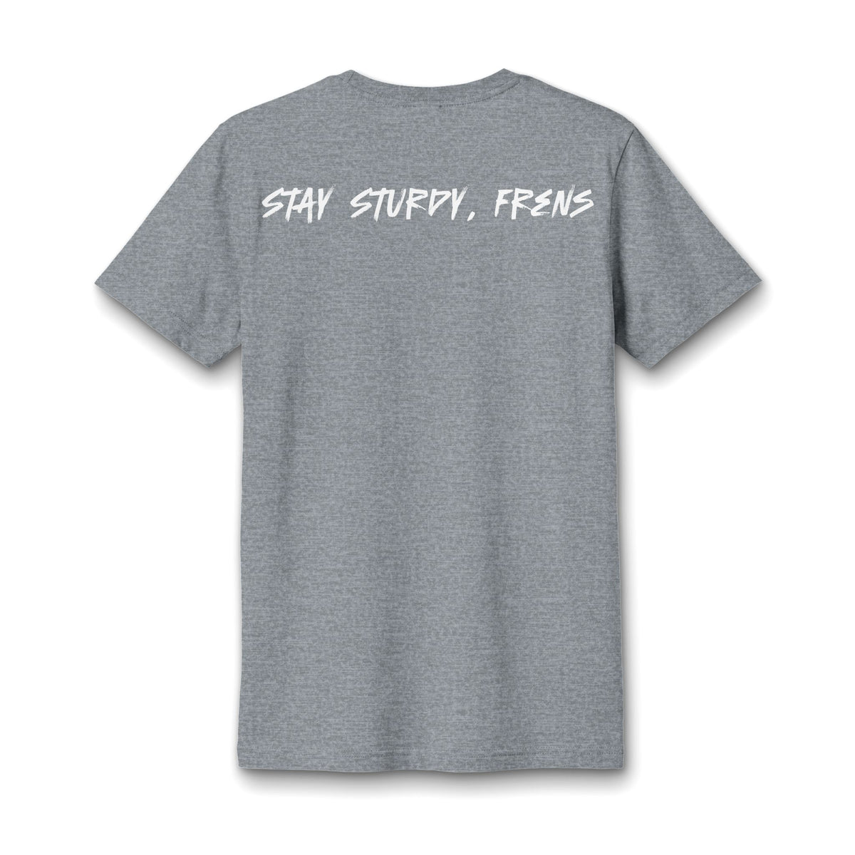 Stay Sturdy, Frens Crest Heather V-Neck Tee